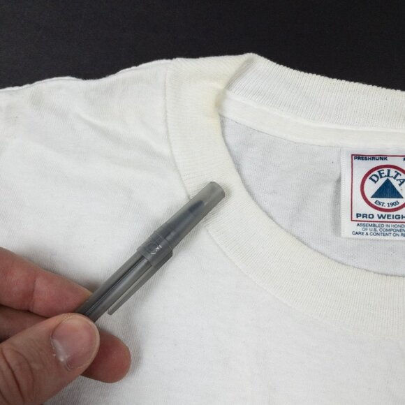 My Kids Think I'm an ATM Vintage Graphic T-Shirt Men's Medium White Funny Shirt - Picture 14 of 15